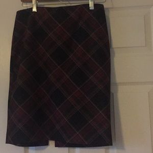 WHBM plaid skirt size 4